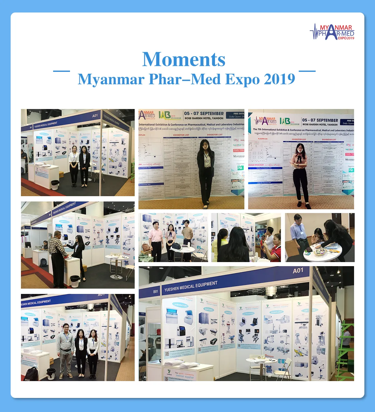 Exposición farmacéutica y médica de Myanmar 2019