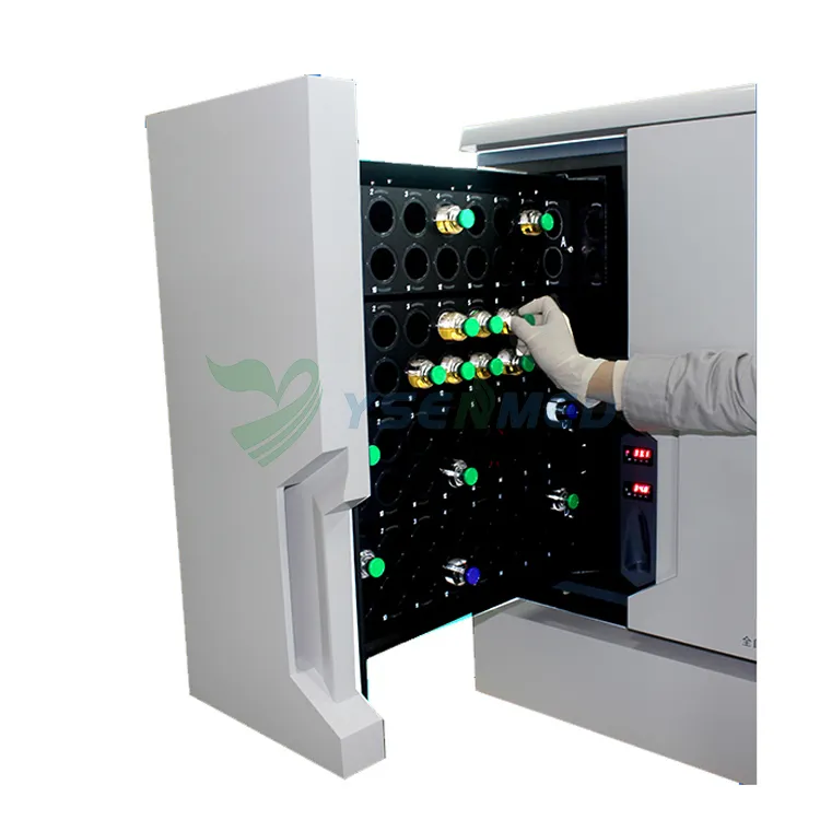 Analizador automatizado de hemocultivos de 128 posiciones para detección microbiana YSTE-BC128